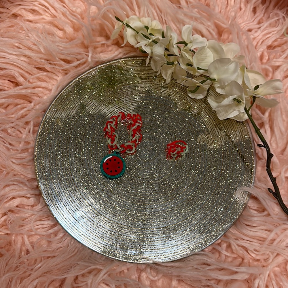 A handmade bracelet with ring. For all ages and genders